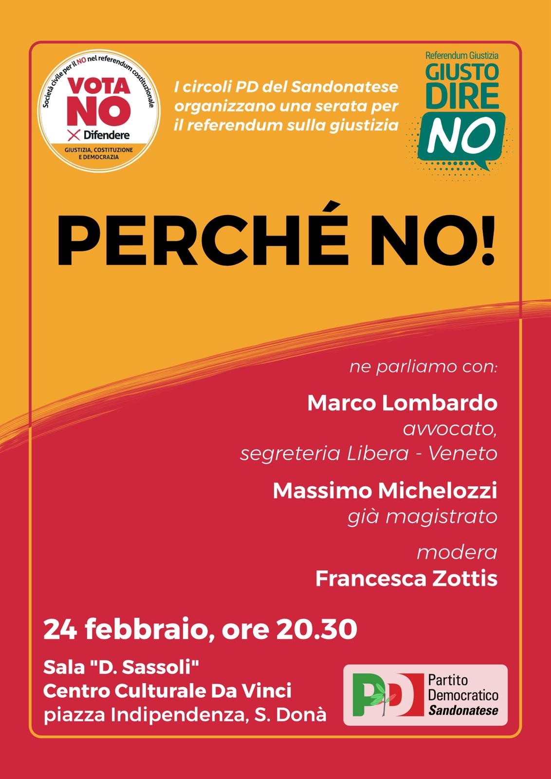 PERCHE' NO!